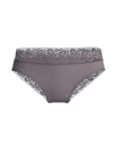 Women - Brief, regular cut made of Cotton in Brown, Lace, from the Natural Comfort Lace series by CALIDA