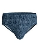 Herren - Slip aus TENCEL™ in Blau, Gemustert aus Serie Focus Trend von CALIDA