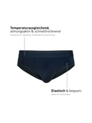 Herren - Slip mit Softbund aus Modal in Blau, Einfarbig aus Serie Clean Line von CALIDA