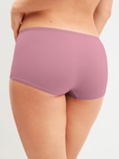 Damen-Model trägt Panty, regular cut aus Polyamid in Rosa, Einfarbig aus Serie Eco Sense Special von CALIDA, Rückansicht