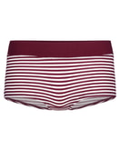 Panty, regular cut english red print