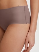 Women model is wearing Panty made of Modal in Brown, Unicoloured from the Natural Skin series by CALIDA, Detail