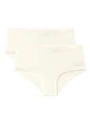 Panty im Doppelpack, low cut, Cradle to Cradle Certified® star white