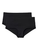 Panty im Doppelpack, low cut, Cradle to Cradle Certified® black C2C