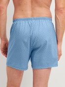Le mannequin Homme porte le/la Boxershorts, lot de 2 en 100% coton de couleur Bleu, À motifs, de la série Cotton Special de CALIDA, Image supplémentaire