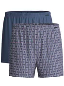 Multipack Herren - Boxershorts, 2er-Pack aus 100% Baumwolle in Blau, Gemustert aus Serie Daywear Xtra von CALIDA