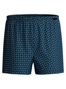 Uomo - Boxer short in 100% cotone di colore Blu, Modello, della serie Prints di CALIDA