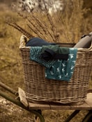 Herren - Jersey-Boxershorts ohne Eingriff aus 100% Baumwolle in Türkis, Gemustert aus Serie Prints von CALIDA, Detail