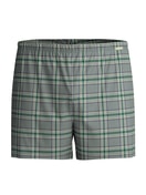 Men - Boxer shorts made of 100% Cotton in Green, Checked, from the Prints series by CALIDA
