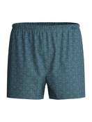 Herren - Jersey-Boxershorts ohne Eingriff aus Baumwolle in Blau, Gemustert aus Serie Prints von CALIDA