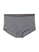 Panty aus Wolle-Seide, high waist platin melé_