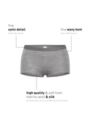 Panty aus Wolle-Seide, high waist