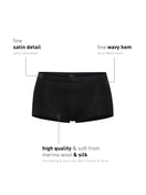 Panty aus Wolle-Seide, high waist