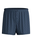Herren - Boxershorts mit Eingriff aus 100% Baumwolle in Blau, Gemustert aus Serie Selected Cotton von CALIDA