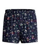 Homme - Boxer short en 100% coton de couleur Bleu, À motifs, de la série Family & Friends de CALIDA