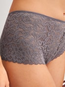 Le mannequin Femme porte le/la Panty taille haute en Polyamide de couleur Marron, Dentelle, de la série Natural Comfort Lace de CALIDA, Détail