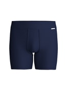 Herren - Boxer Brief, extra lang aus 100% Baumwolle in Blau, Einfarbig aus Serie Cotton 1:1 von CALIDA