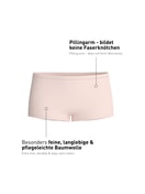 Women - Shorty regular cut made of Cotton in Pink, Unicoloured, from the Natural Comfort series by CALIDA