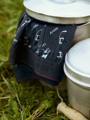 Herren - Boxer Brief aus Baumwolle in Blau, Motiv aus Serie Swiss Resort von CALIDA, Detail