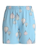 Damen - Kurze Pyjamahose aus 100% Baumwolle in Blau, Gemustert aus Serie Favourites Journey von CALIDA