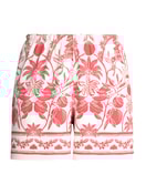Women - Pyjama shorts made of 100% Cotton in Orange, Floral, from the Favourites Beach series by CALIDA
