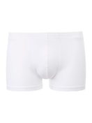 Boxer Brief mit stoffbezogenem Bund weiss