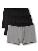 Boxer, confezione da 3 jet-black