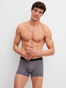 Men model is wearing Boxer Briefs, 3-Pack made of Cotton in Black, Unicoloured from the Cotton Special series by CALIDA, Outfit
