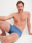 Le mannequin Homme porte le/la Boxer brief en Lyocell de couleur Bleu, À motifs, de la série Focus Trend de CALIDA, Image supplémentaire
