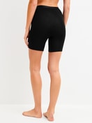 Women model is wearing  made of Wool in Black, Unicoloured from the True Confidence series by CALIDA, Back view