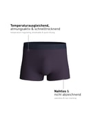 Herren - Boxer Brief mit Softbund aus TENCEL™ in Blau, Einfarbig aus Serie Clean Line von CALIDA