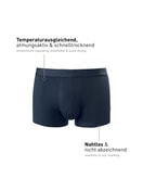 Boxer Brief mit Softbund Herren - Boxer Brief mit Softbund aus Modal in Blau, Einfarbig aus Serie Clean Line von CALIDA