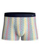 Men - Boxer brief made of Cotton in Blue, Patterned, from the Cotton Code Design series by CALIDA
