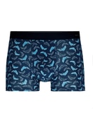 Boxer Brief mit Softgummibund danube blue