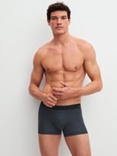 Men model is wearing Boxer brief made of Cotton in Black, Patterned from the Cotton Code Design series by CALIDA, Outfit