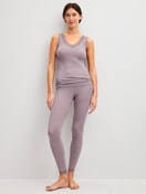 Women model is wearing  made of Wool in Purple, Lace from the Silky Wool Joy series by CALIDA, Additional Image