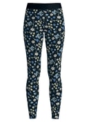 Femme - Leggings en Coton de couleur Noir, Floral, de la série Elastic Trend de CALIDA