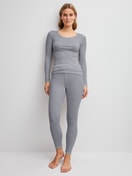Women model is wearing  made of Wool in Grey, Unicoloured from the True Confidence series by CALIDA, Outfit