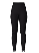 Femme - Leggings en Laine de couleur Noir, Dentelle, de la série Richesse Lace de CALIDA