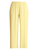 Femme - Pantalon de pyjama 7/8 en 100% coton de couleur Jaune, Unicolore, de la série Favourites Ocean de CALIDA