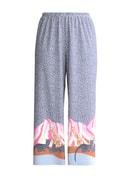 Femme -  en Coton de couleur Gris, Motif, de la série Sleep Over M&M de CALIDA