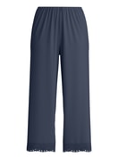 Damen - 7/8-Pyjamahose aus Baumwolle in Blau, Spitze aus Serie Favourites Tiles von CALIDA