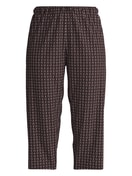 Damen - 3/4-Pyjamahose aus 100% Baumwolle in Rot, Gemustert aus Serie Favourites Botanic von CALIDA