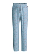 Herren - Pyjamahose mit Seitentaschen aus 100% Baumwolle in Blau, Gemustert aus Serie RMX Sleep Holiday von CALIDA