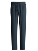 Herren - Pyjamahose mit Seitentaschen aus 100% Baumwolle in Blau, Gemustert aus Serie RMX Sleep Weekend von CALIDA