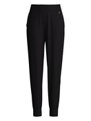 Women - Merino wool knitted trousers made of Wool in Black, Unicoloured, from the The Cosy Collection series by CALIDA