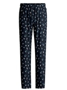 Homme - Bas de pyjama avec poches en 100% coton de couleur Bleu, À motifs, de la série RMX Ski Resort de CALIDA