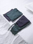 Homme - Bas de pyjama avec poignets en TENCEL™ de couleur Turquoise, Unicolore, de la série DSW Warming de CALIDA, Détail