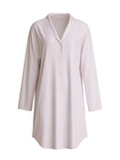 Women - Long Sleeve Nightdress – 100 cm Length made of Modal in Pink, Unicoloured, from the Striped Dreams series by CALIDA