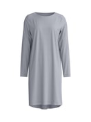 Damen - Langarm-Nachthemd, Länge 95 cm aus Lyocell in Grau, Einfarbig aus Serie DSW Warming von CALIDA